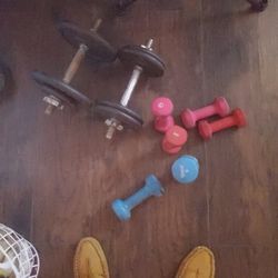 Set Of 4 Pairs Of Dumbells 
