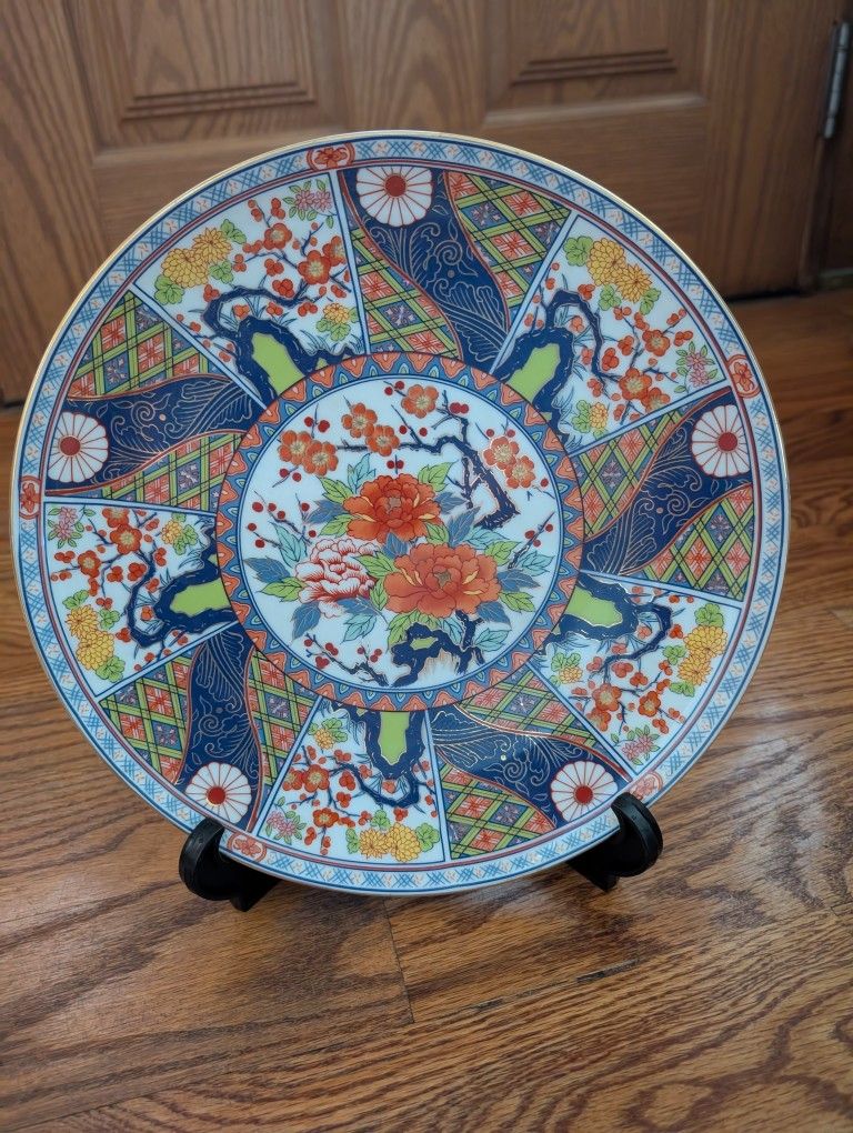 Antique Imari Ware Japan Porcelain Plate 10.5 In