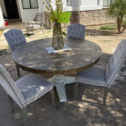 Table And 4 Chairs