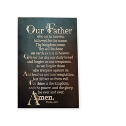 Poster The Lord's Prayer 🙏 (New) (Framed)