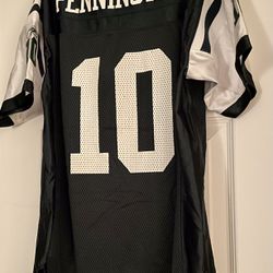Authentic NFL Chad Pennington On Field Jets Jersey, Size Youth Extra-Large
