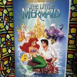 Banned RARE The Little Mermaid Black Diamond Edition VHS Tape #913 LIKE NEW 