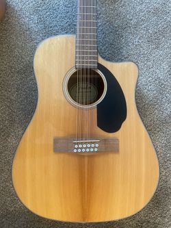 Fender-60SCE Dread 12/NAT