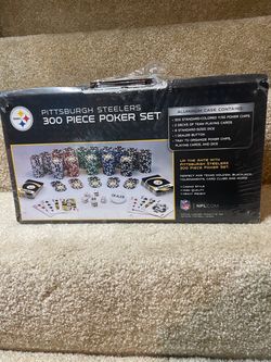 Pittsburgh Steelers 300 Piece Poker Set