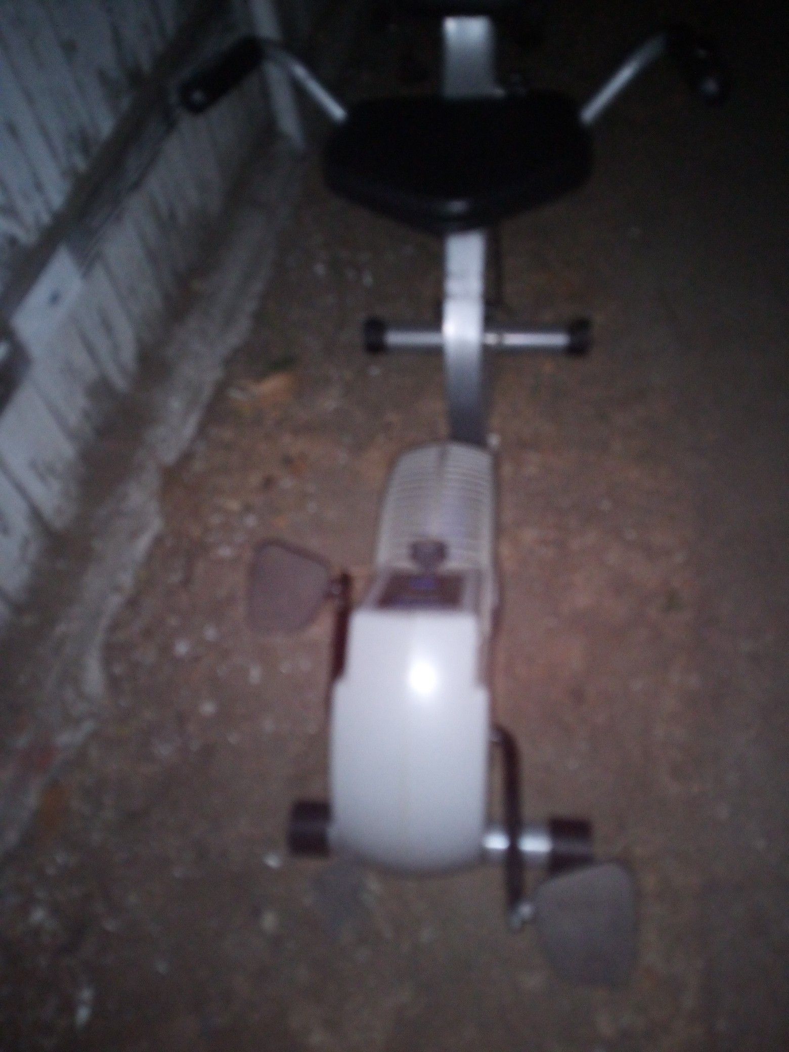 Exercise bicycle bike working