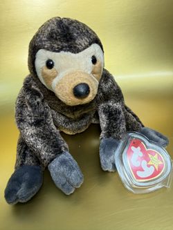 Slowpoke the Sloth TY Beanie Baby  Plush