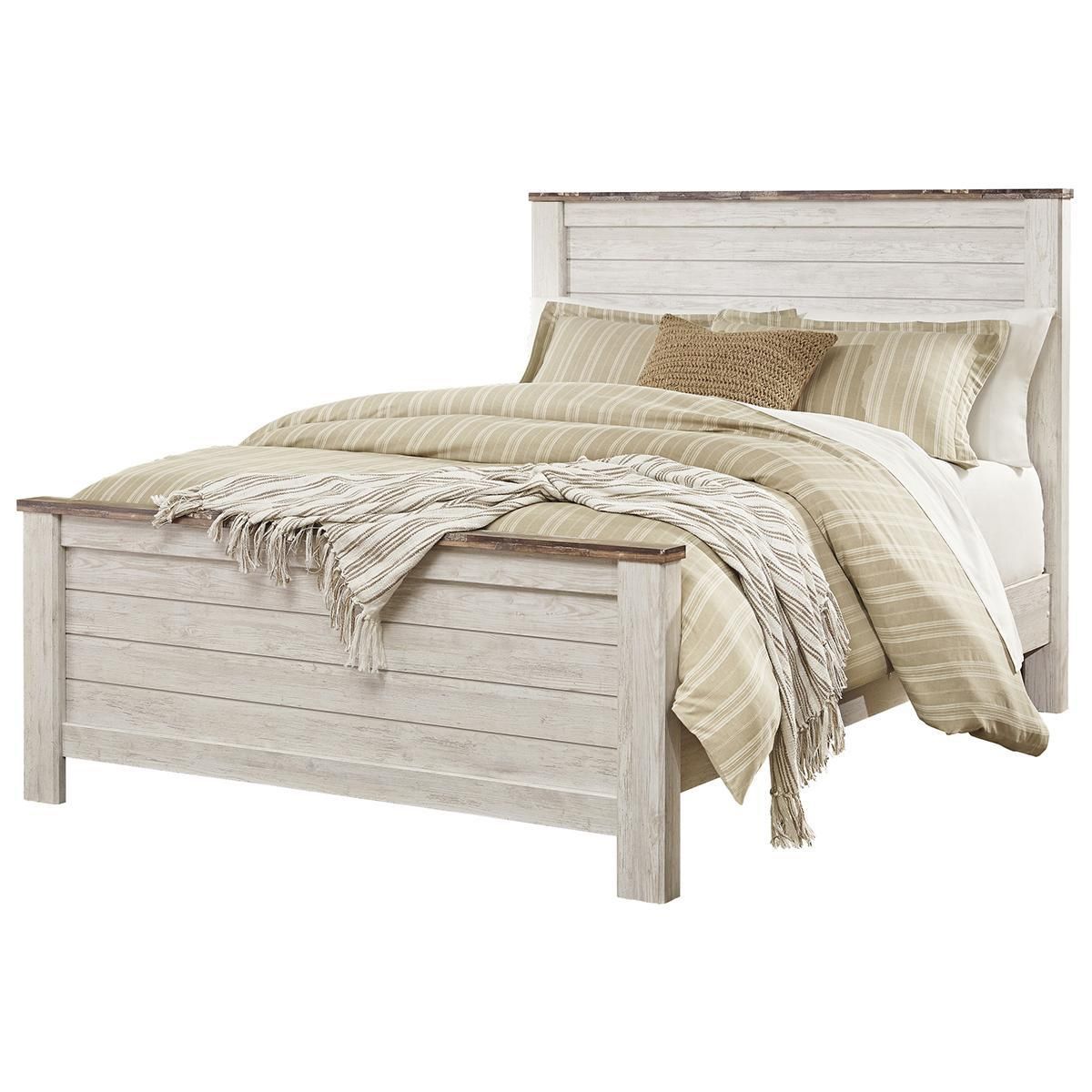 Wood Panel King Headboard