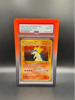 PSA 10 Japanese Typhlosion Neo
