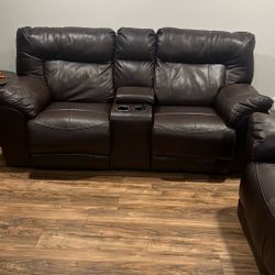 Recliner Sofá Set, 3 Pieces