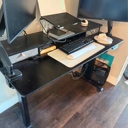 Desk- 55''x 24'' Height Adjustable Electric Standing Desk