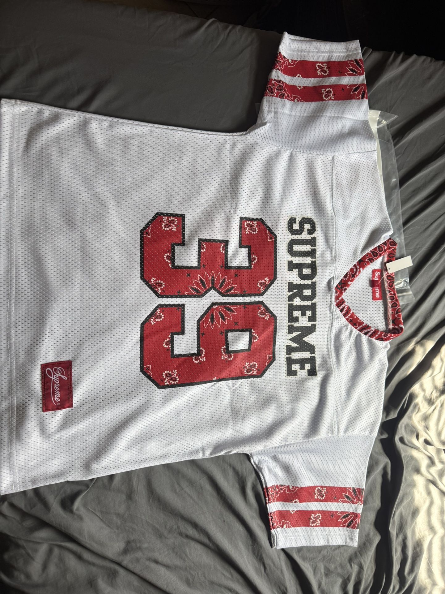 Supreme bandana Football Jersey (White)