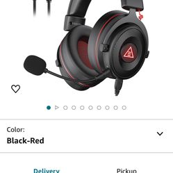 EKSA E900 Pro USB Gaming Headset for PC - Computer Headset with Detachable Noise Cancelling Mic, 7.1 Surround Sound, 50MM Driver - Headphones with Mic