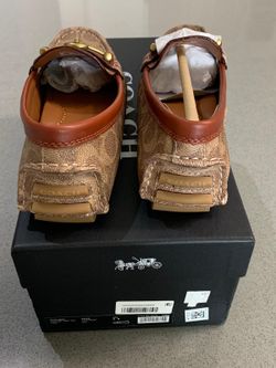 Coach crosby driver turnlock flats best sale
