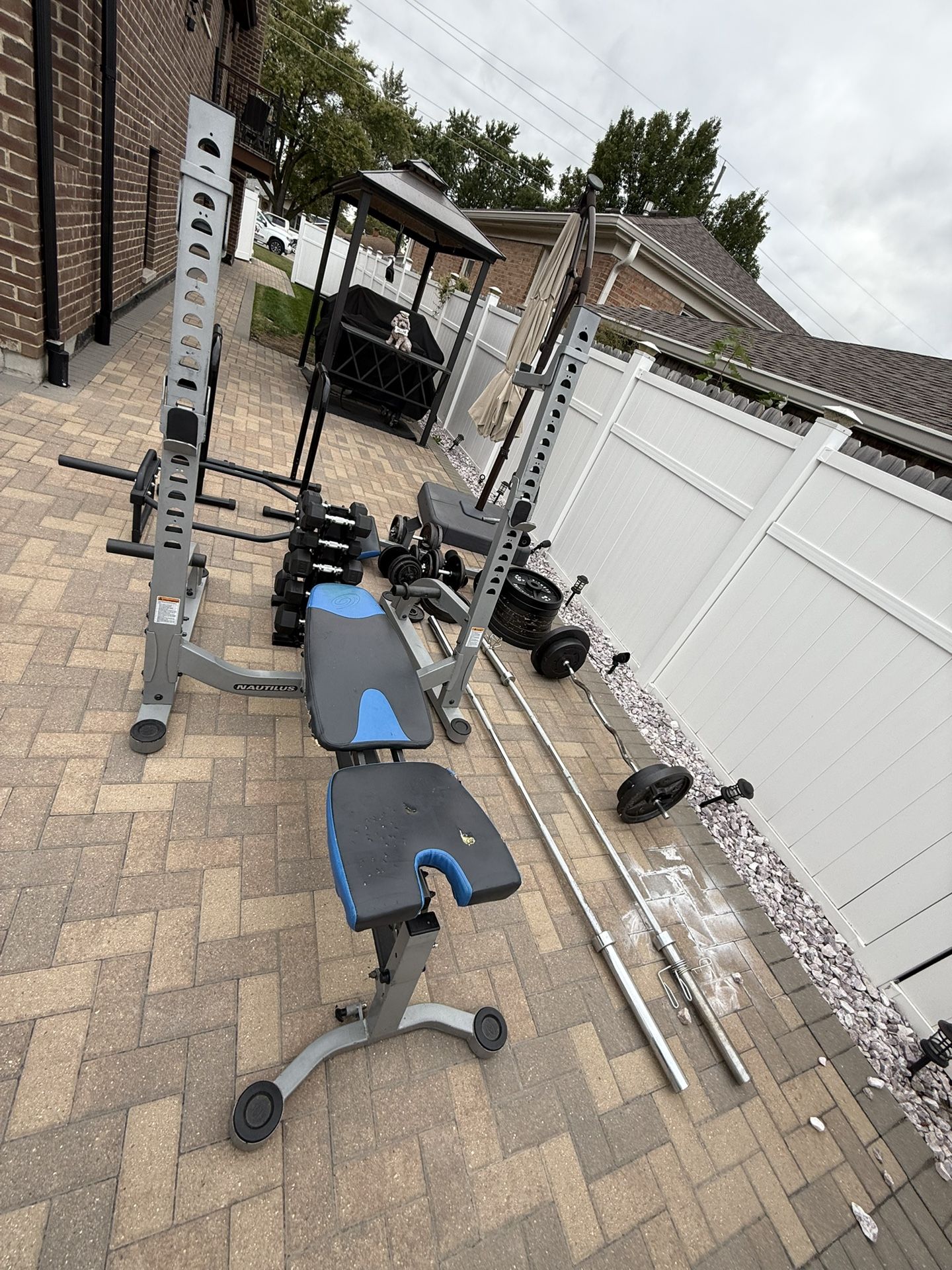Complete Home Gym Weight  Set For Sale