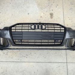 2019-2023 AUDI A6 FRONT BUMPER WITH GRILLE OEM