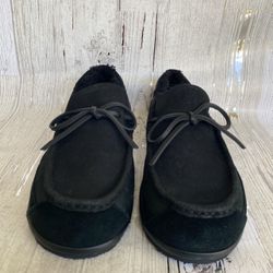 UGG PARKDALE MOC TOE SLIPPER 1120924 SIZE 9 BLACK MEN’S/ AUTHENTIC/ BRAND NEW