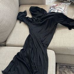 Ghost Face Costume With Fake Blood From The Fake Foam Heart