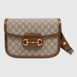 Gucci Horsebit 1955 Medium Shoulder Bag GG Supreme/Brown