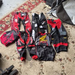 Large Lot Of New And Gently Used Fox Youth Riding Gear