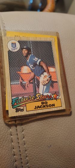 1987 Topps Bo Jackson Future Stars Rookie Card and donruss rated rookie card