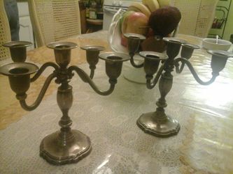 Set of two beautiful candelabras
