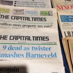 Vintage Newspapers 