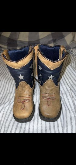 CODY JAMES TODDLER BOYS' USA FLAG WESTERN BOOTS