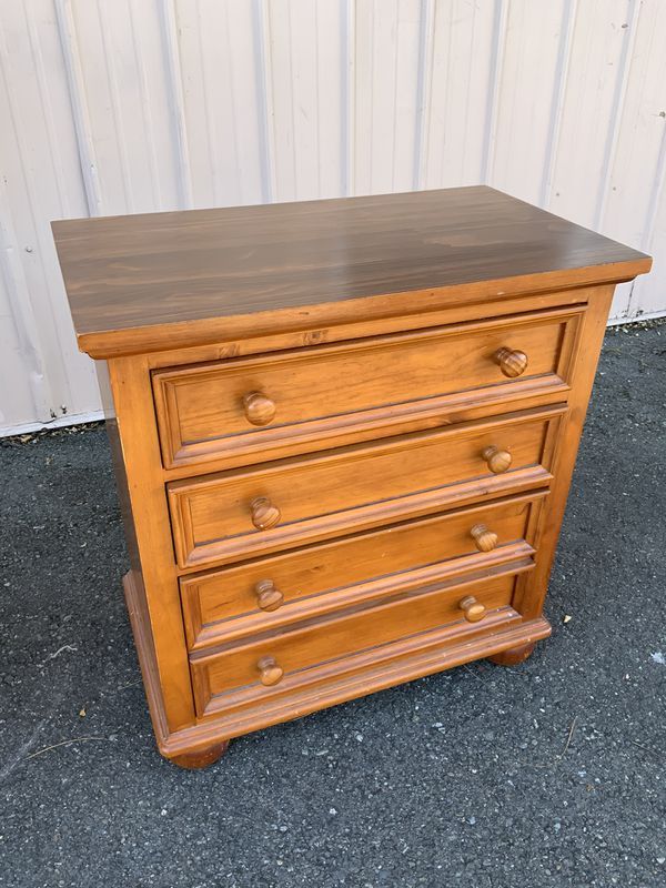 Large Knotty Pine Nightstand - Delivery Available
