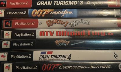 Ps2 Games And Memory Cards $55 OBO