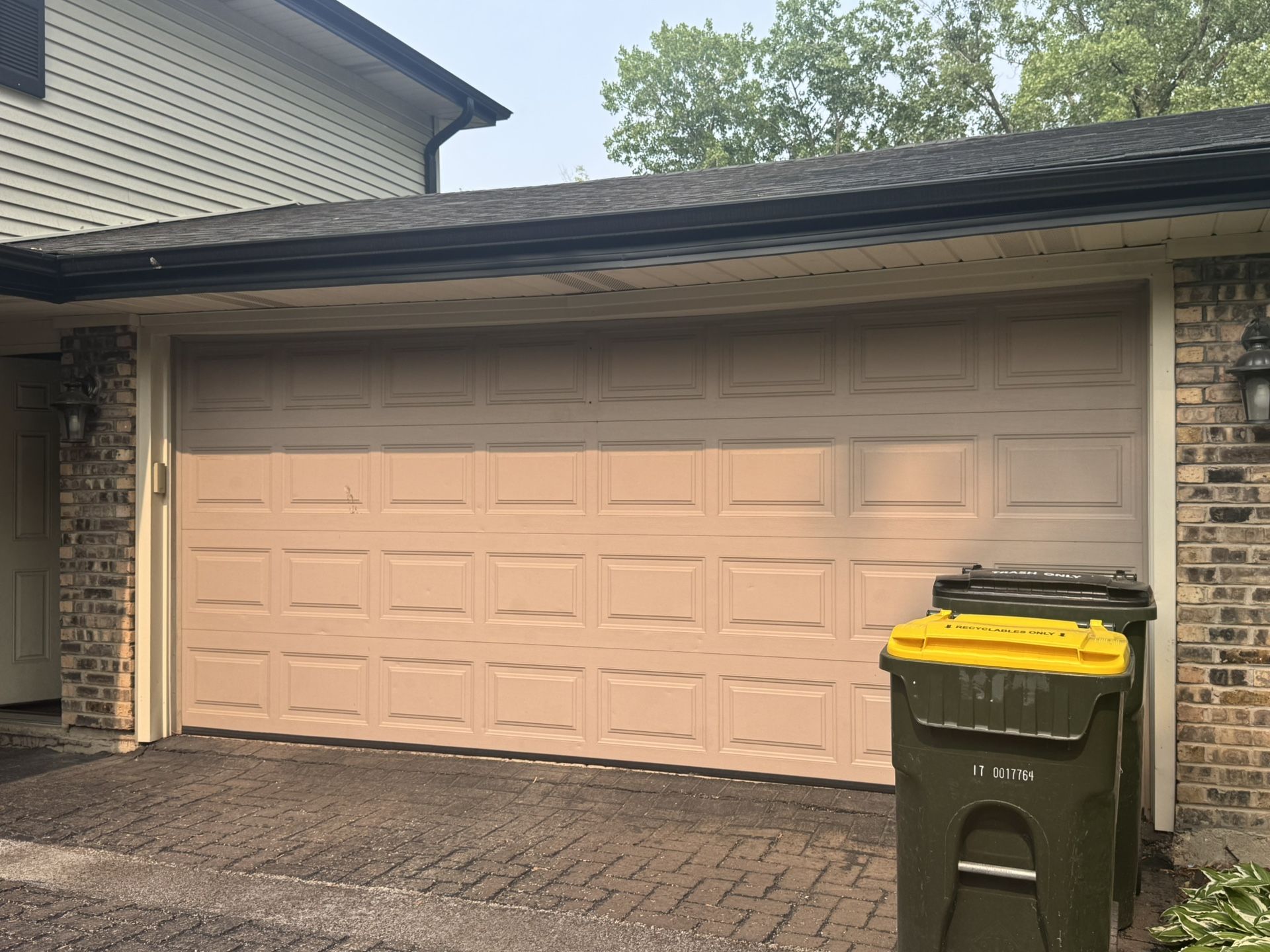 Garage Door Insulated Sandwich 16 X 7 With Railings And Motor If Needed