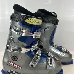 Atomic B Ride 950 Ski Boots Offset Shell 307mm Carv Liner Sz 27 Mondo Gray Blue