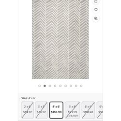 Brand New 4 X 6 Area Rug