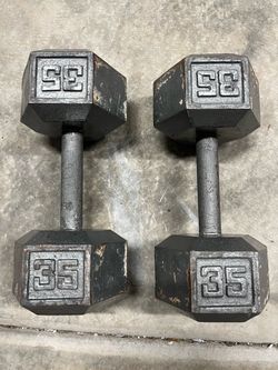 35 lb dumbbells