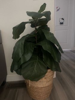 Small artificial house plant