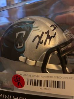 Xavier legette signed mini helmet Beckett certified