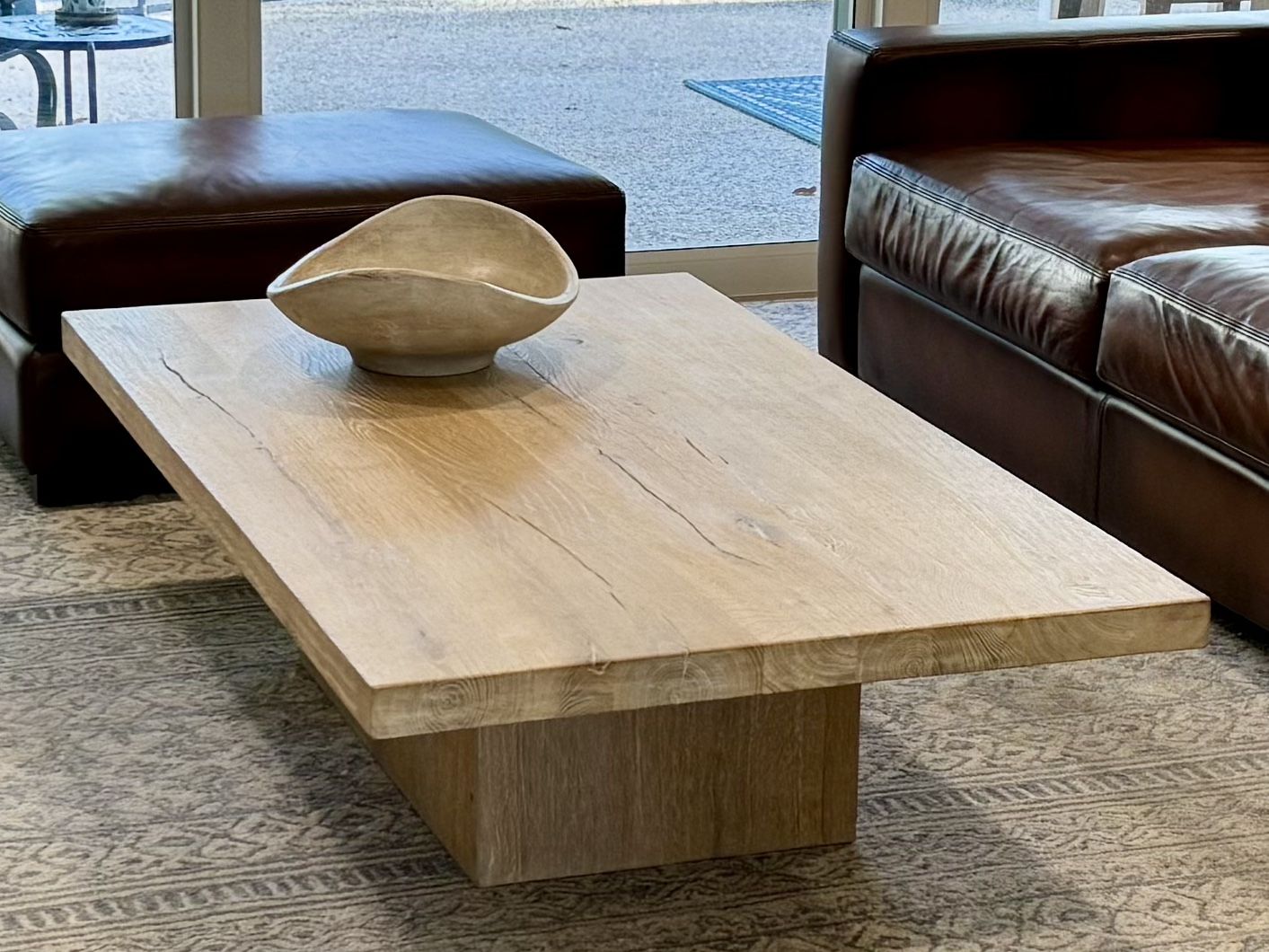 RH Reclaimed White Oak Coffee Table