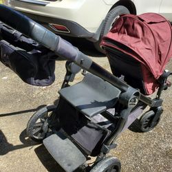City Select LUX DOUBLE STROLLER With ACCESSORIES 