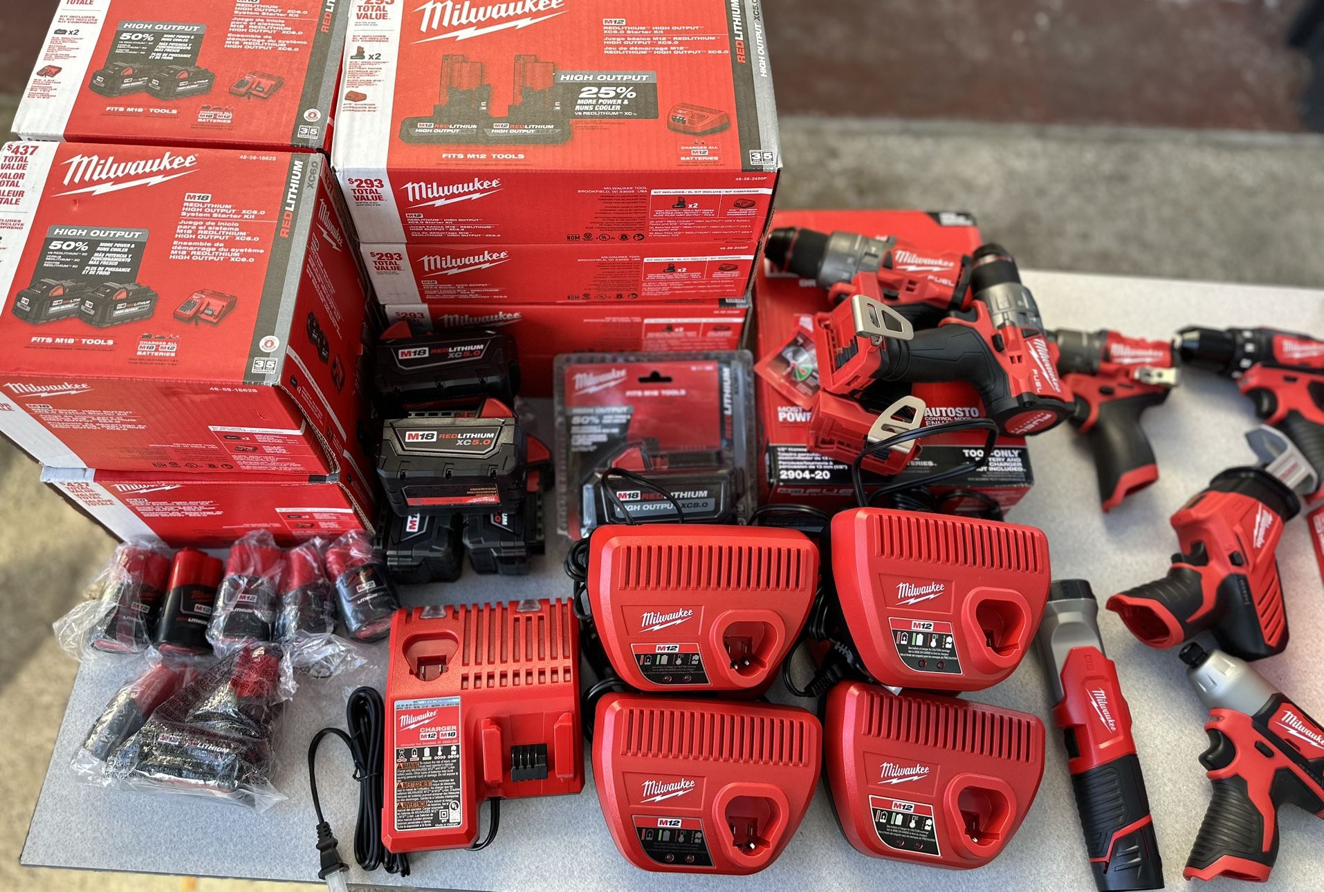 Milwaukee Tool’s and  battery M12 M18 **(Prices in description)**