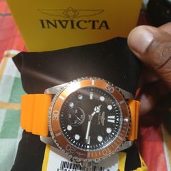 Brand New Invicta Sunkiss Orange Watch