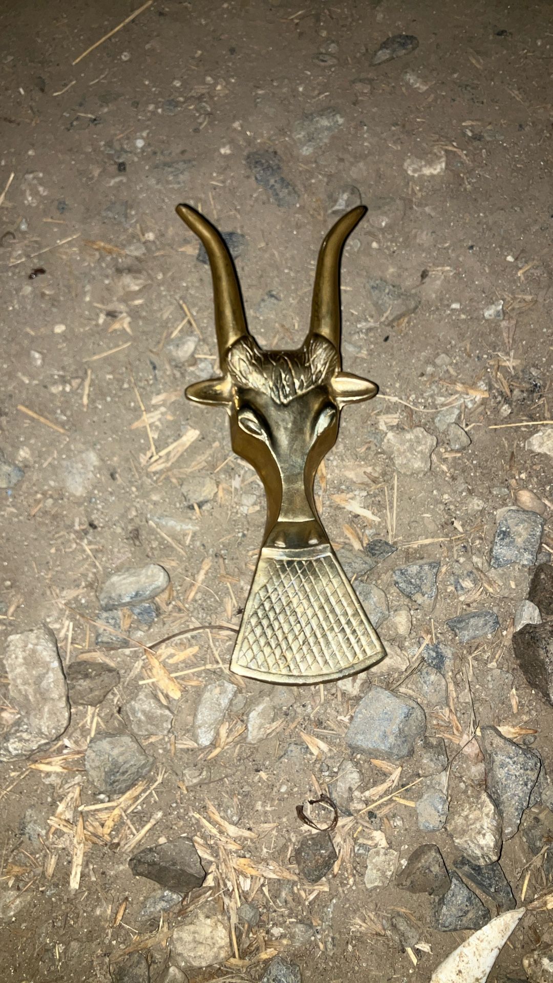 Boot Jack Brass Vintage