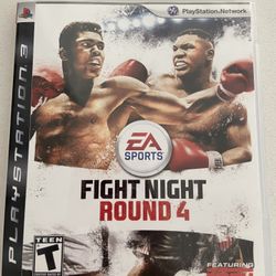 Fight Night Round 4 Boxing Sony PlayStation 3 2009 Complete CIB Featuring ESPN