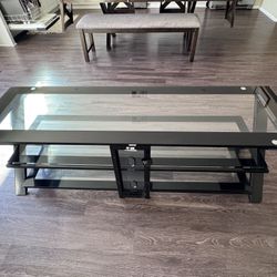 Glass Media Table 