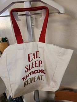 Tjmaxx Jute Cotton Tote Bag Brand NEW NWT 