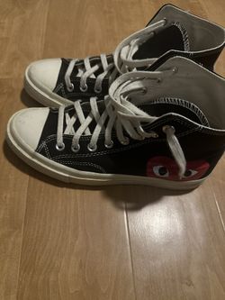 CDG PLAY x Converse Chuck Taylor All Star Peek-A-Boo High-Top Sneakers