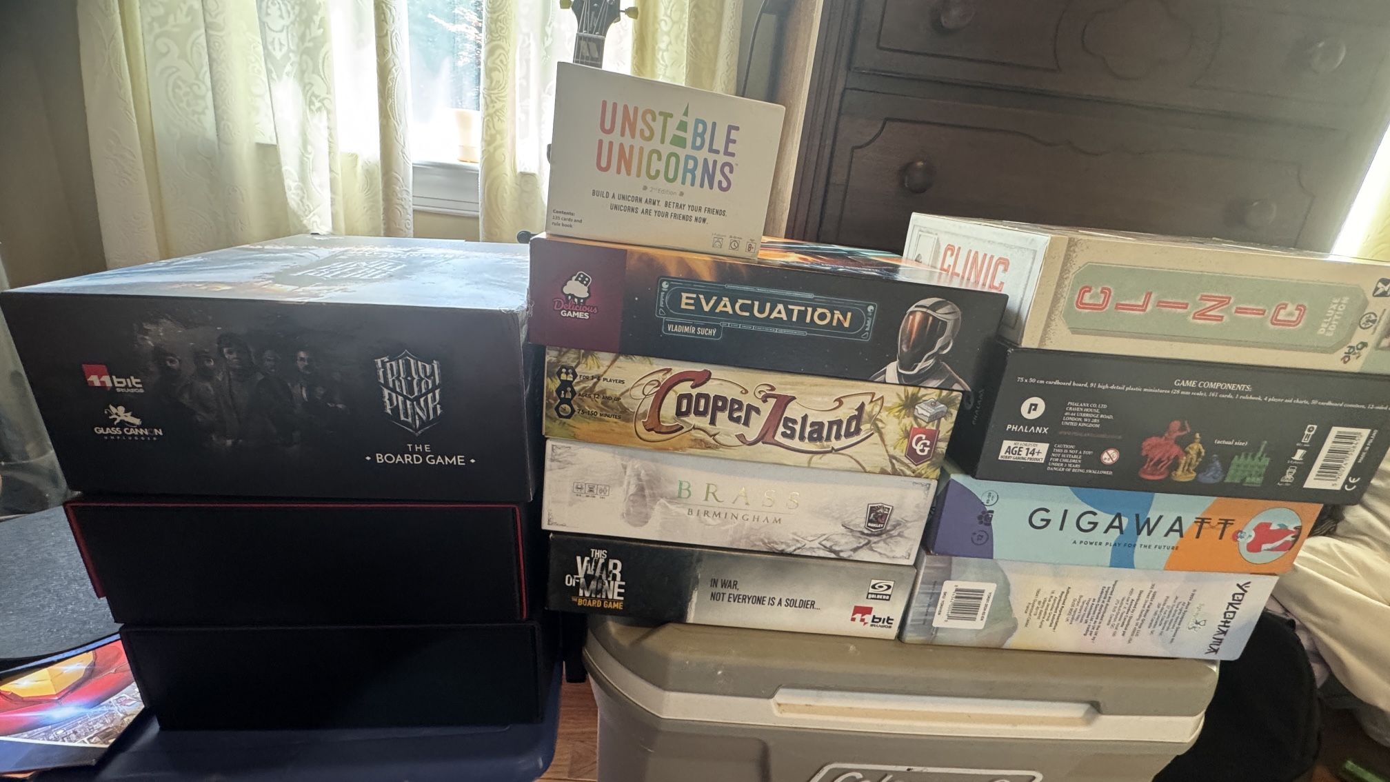 Board Game Bundle Lot Brass Deluxe Marvel Champions