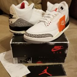 Jordan retro 3 hotsell white cement og