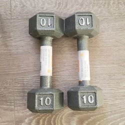  Iron Dumbbell 10lb Weight Set Sale°