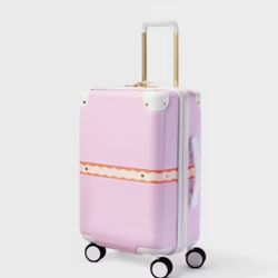 NWT Hardside Spinner Trunk Carry On Suitcase Soft Pink - Roller Rabbit x Target