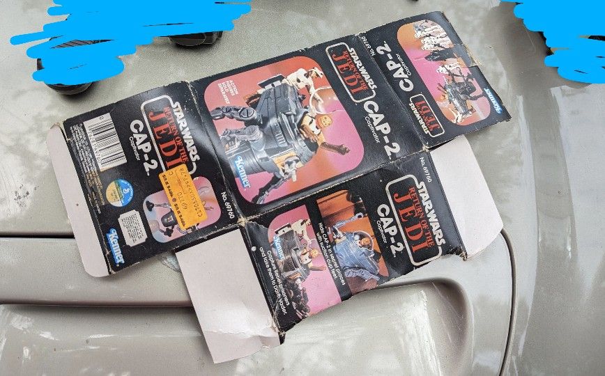 vintahe Star Wars CAP-2 Box and Directions