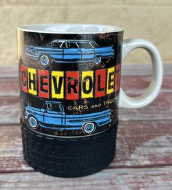 Chevrolet Coffee Mug Chevy Car & Truck Impala Open Road Brands with Tire Coaster
